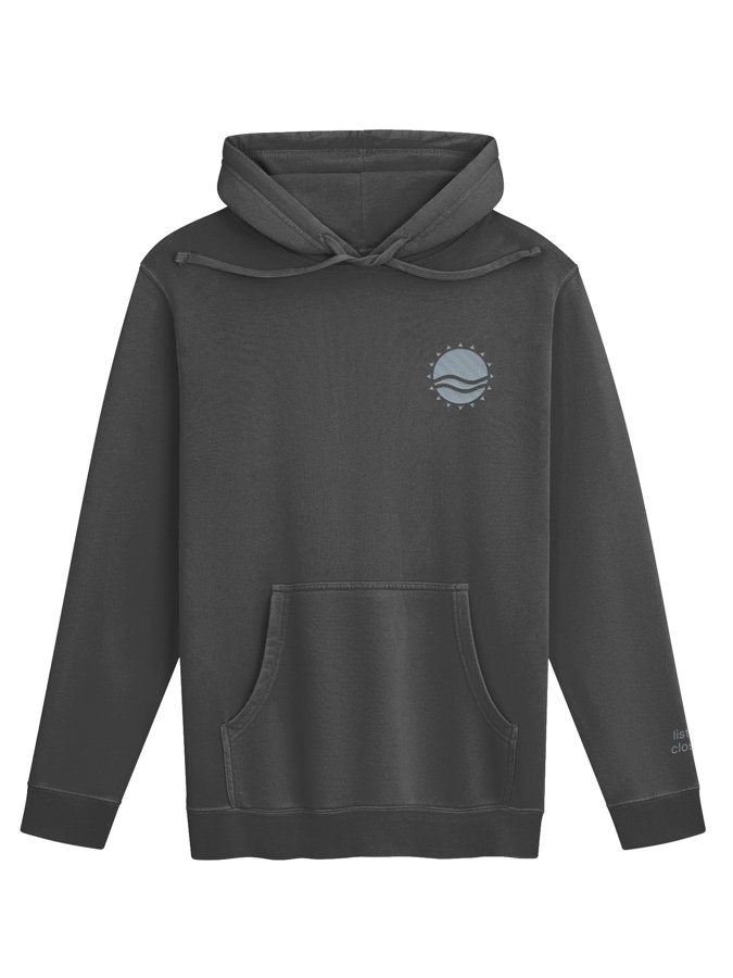 Small Sun Pigment Hoodie (Embroidered, Dark)